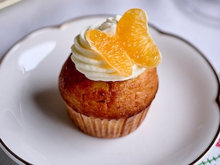 Vlindercupcakes met clementines