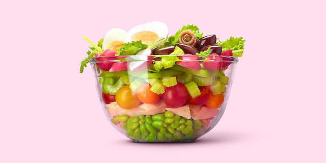 Salade niçoise met edamame