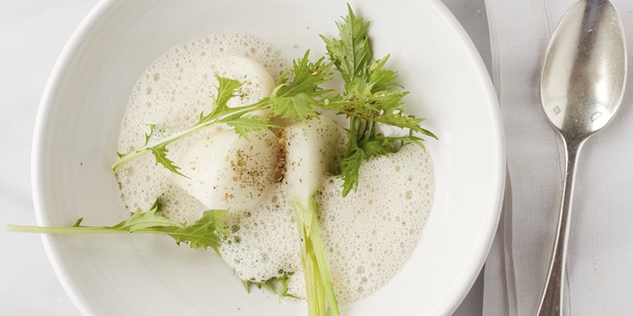 Navets en sauce de navets légère