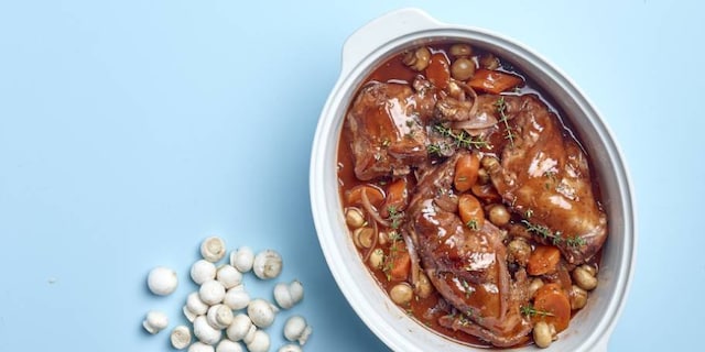 Konijn met jagersaus 