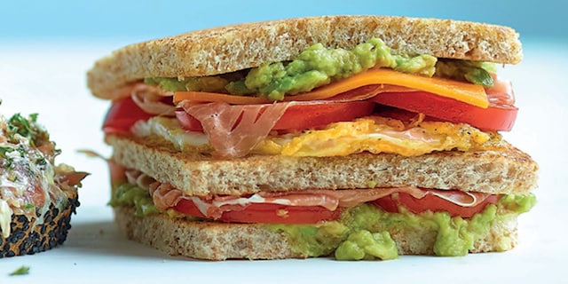 Club sandwich au prosciutto