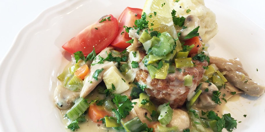 Veggie vol-au-vent