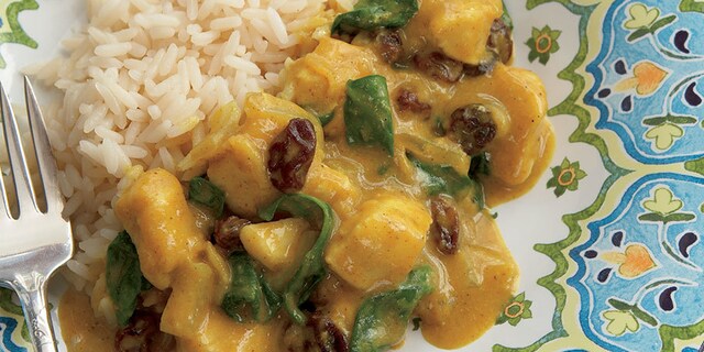 Poulet givré au riz