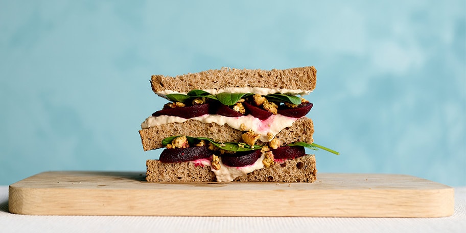 Vegan clubsandwich