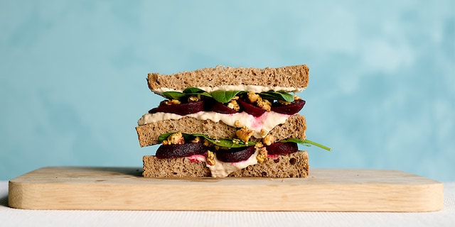 Vegan clubsandwich