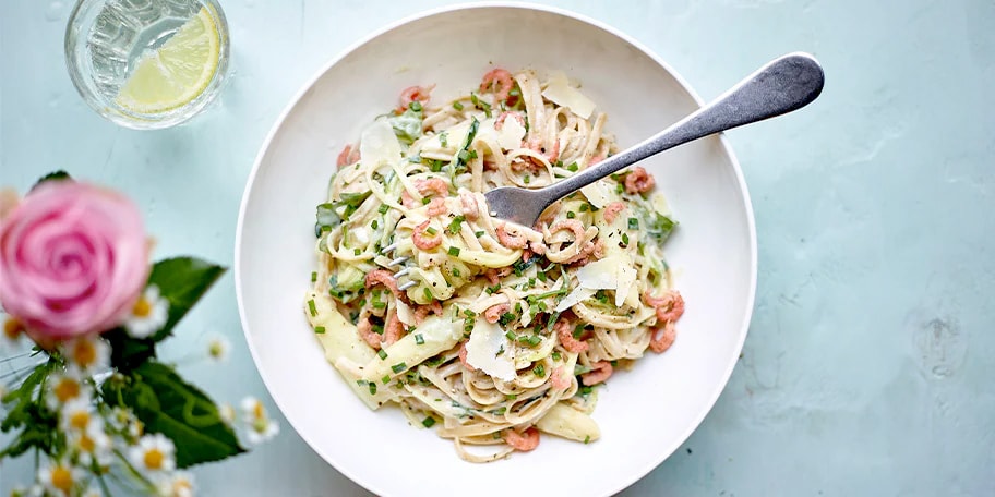 Linguini aux asperges