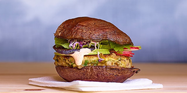 Burger veggie aux lentilles