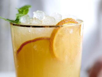 Mocktail pomme-gingembre-citron vert