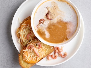 Bisque de crevettes grises “less waste”