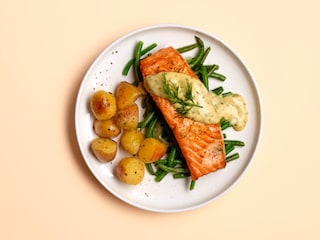 Zalm met dille roomsaus