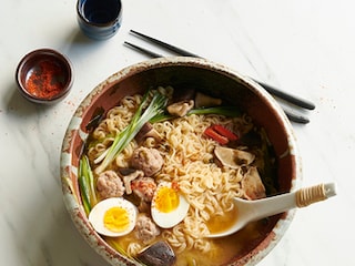 Ramen aux boulettes de porc