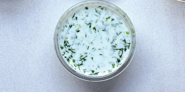 Vinaigrette met yoghurt