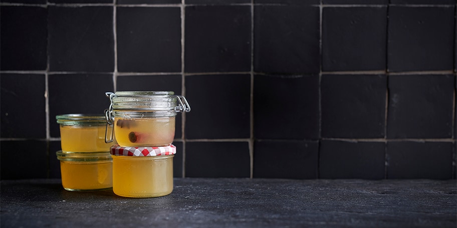 Perengelei met sauternes