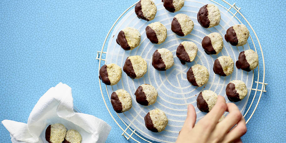 Banaan-kokos-chocoladesnoepjes