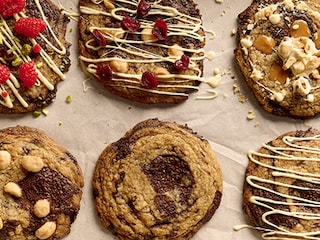 Chewy cookies met pure chocolade en gezouten boter