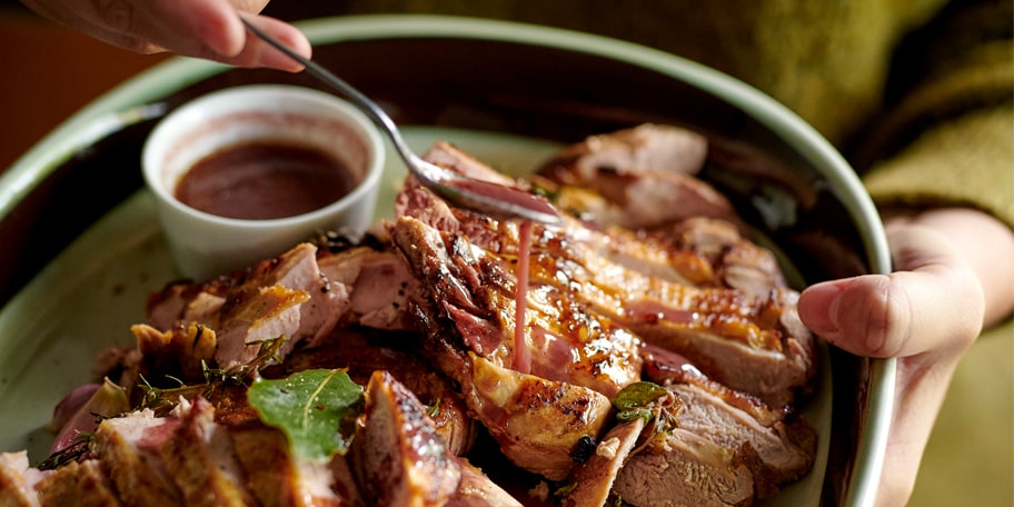 Filets de faisan au porto et au chutney de prunes