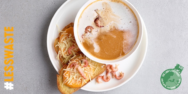 Bisque de crevettes grises “less waste”