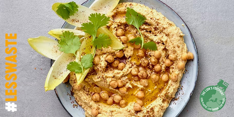 Houmous de pois chiches au citron vert