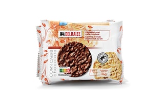 Delhaize | Maiswafels | Melkchocolade | 4X34G 
