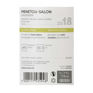France - Frankrijk | Loire - Menetou Salon | Menetou Salon 18 Blanc 