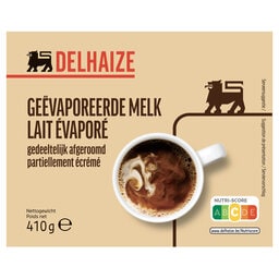 Delhaize | Melk | Geëvaporeerd | Halfvol | 4% 