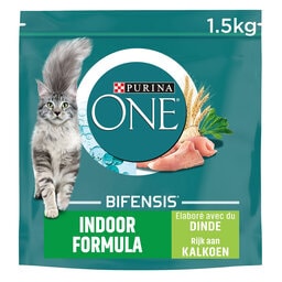 Purina ONE | Bifensis | Aliment Chat | Indoor | Croquettes | Dinde 