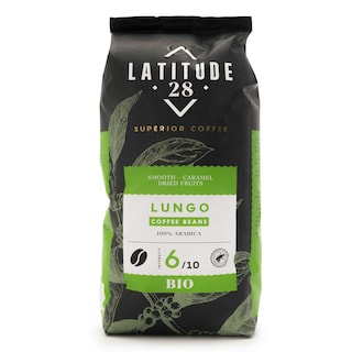 Latitude 28 | Café | Lungo| Grains | RFA | Bio 