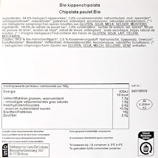 Delhaize | Bio | Chipolata | Poulet | Bio 