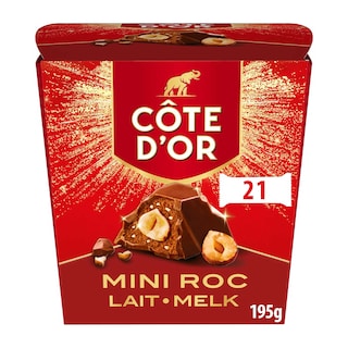 Côte d'Or | Pralines | Mini Roc | Chocolat | Noisettes 