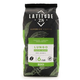Latitude 28 | Café | Lungo| Grains | RFA | Bio 