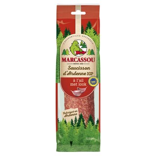 Marcassou | Saucisson D'Arden | Avec ail 225 gr