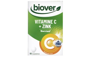 Biover | Vitamine C + Zinc | Tablettes 60 pc