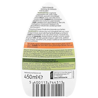 Delhaize | Kruidenvinaigrette 