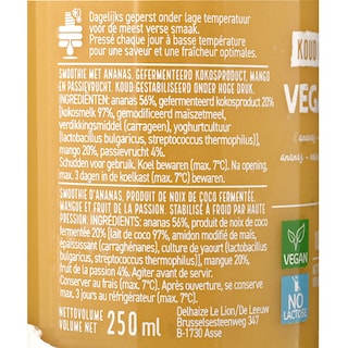 Delhaize | Vegan | smoothie | Tropical 25 cl