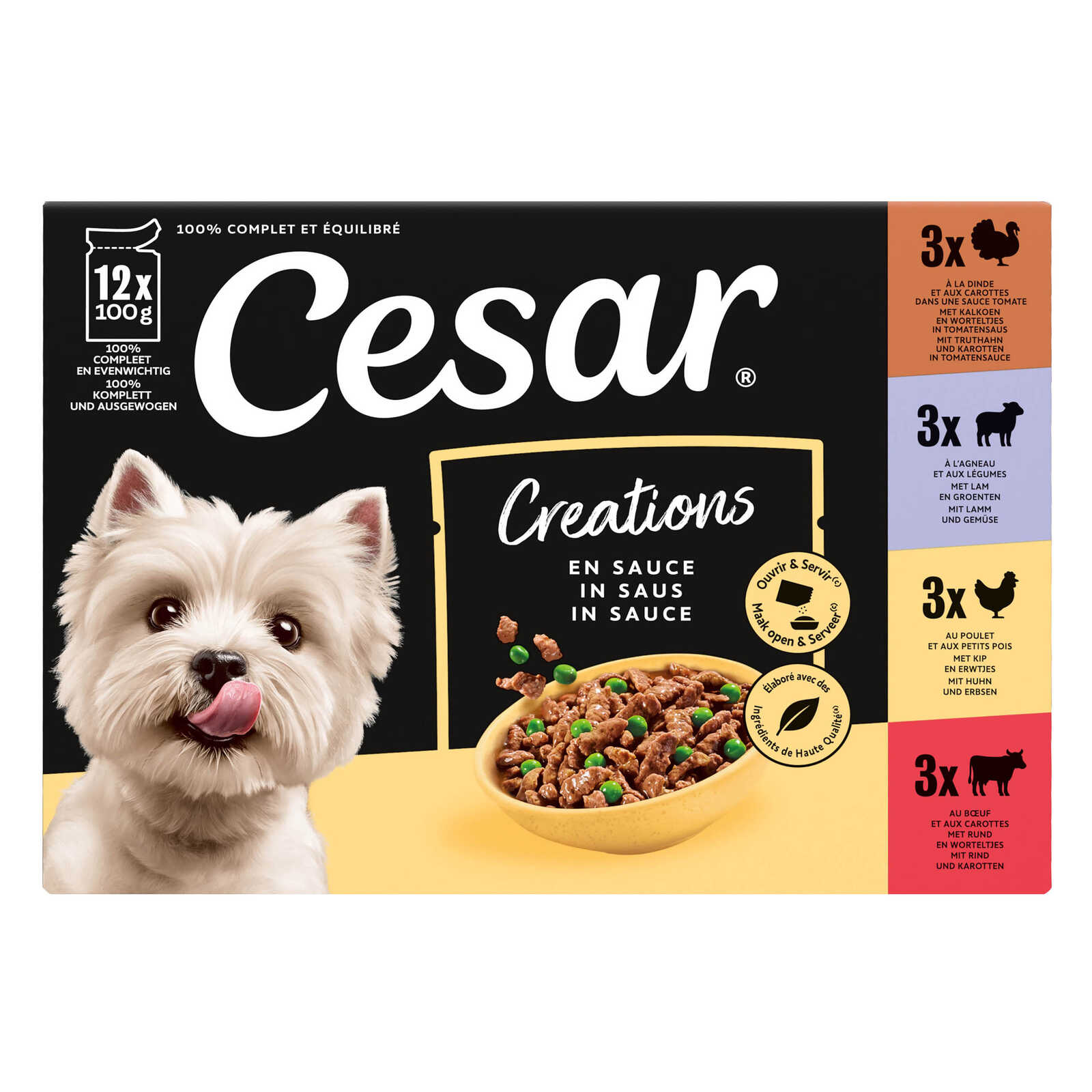 Cesar Hondenvoeding | Saus | Mix vlees