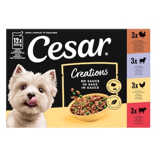 Cesar | Hondenvoeding | Saus | Mix vlees 