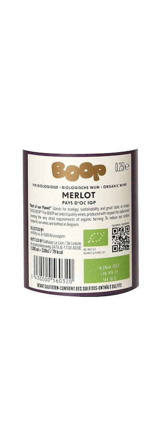 BOOP | Best Of Our Planet | Merlot | Bio 25 cl