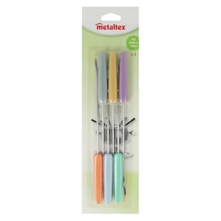 Metaltex | fonduevorken | Staal 