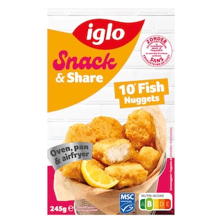 Iglo | Snack & Share | Nuggets | Fish 