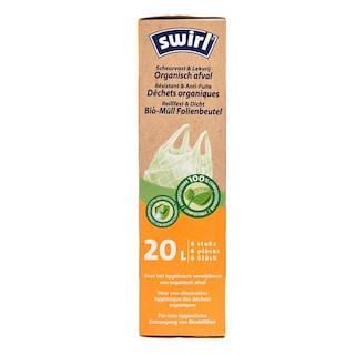 Swirl | Pedaalemmerzak | 100% Biologisch Afbreekbaar | 6st | 20L 6 st
