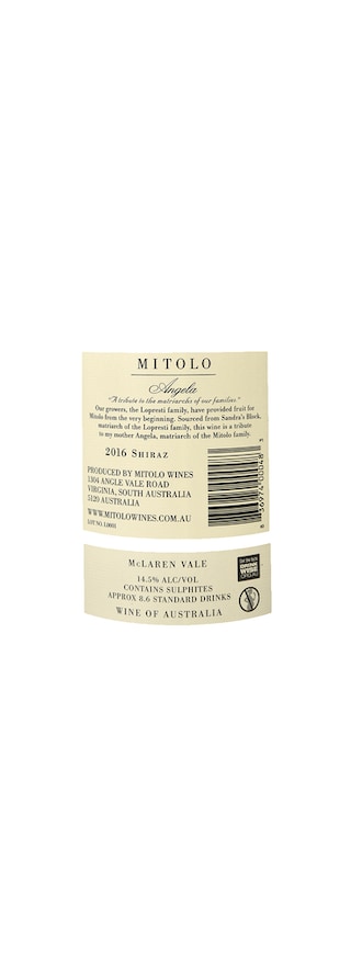 Mitolo | Angela | McLaren Vale | Shiraz 