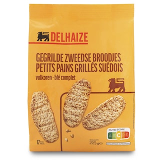 Delhaize | Zweedse broodjes | Volkoren 