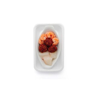 Delhaize | Gourmet-Fondue | Saumon-Cabillaud-Crevettes 