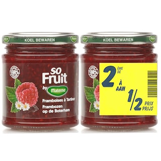 Materne | So Fruit | Confituur | Framboos | 2e 1/2 prijs 