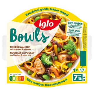 Iglo | Bowls | Asian | Noedels | Met kip 400 gr