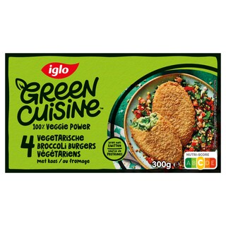 Iglo | Veggie Love | 4 | Burgers | Broccoli 300 gr