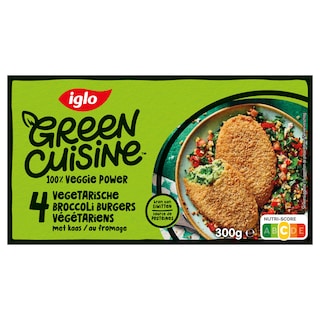 Iglo | Veggie Love | 4 | Burgers | Broccoli 