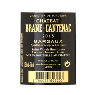 Chateau Brane-Cantenac | Margaux Grand Cru Classé | 2015 