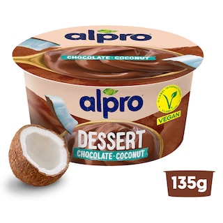 Alpro | Pudding | Chocolat | Noix de coco 135 gr