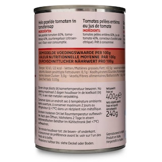 Delhaize | Tomates | Entieres | Pelees 